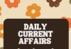 DAILY CURRENT AFFAIRS